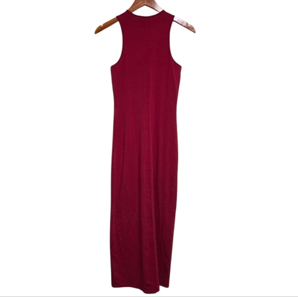 Apiece Apart Magna Twisted Tank Dress in Rumba Red Size Small - Picture 4 of 5